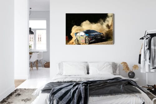 Obraz na płótnie Rajd samochodowy Fotografia Drift  Premium Canvas - obrazek 7