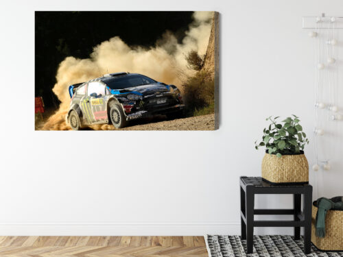 Obraz na płótnie Rajd samochodowy Fotografia Drift  Premium Canvas - obrazek 8