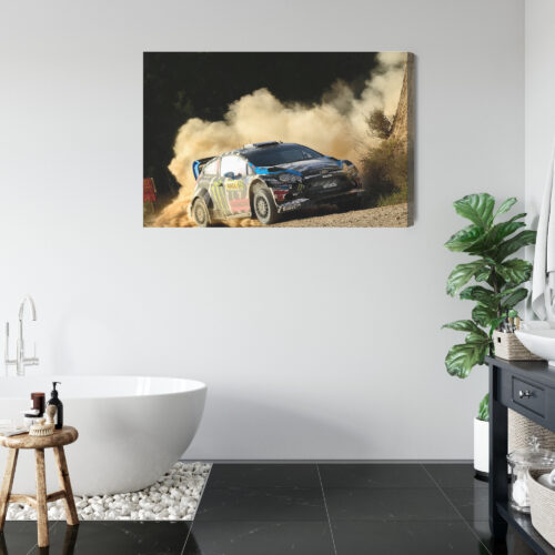 Obraz na płótnie Rajd samochodowy Fotografia Drift  Premium Canvas - obrazek 5