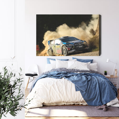 Obraz na płótnie Rajd samochodowy Fotografia Drift  Premium Canvas - obrazek 3