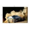 Obraz na płótnie Rajd samochodowy Fotografia Drift  Premium Canvas