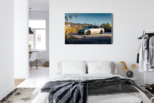 Obraz na płótnie Nissan Skyline GT-R R34 Motoryzacja  Premium Canvas - obrazek 7
