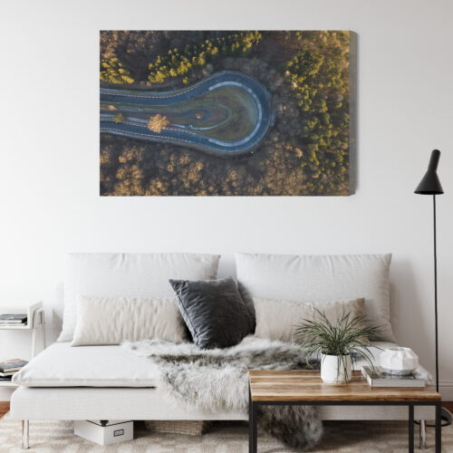 Obraz na płótnie Tor wyścigowy Fotografia Zakręt  Premium Canvas - obrazek 4