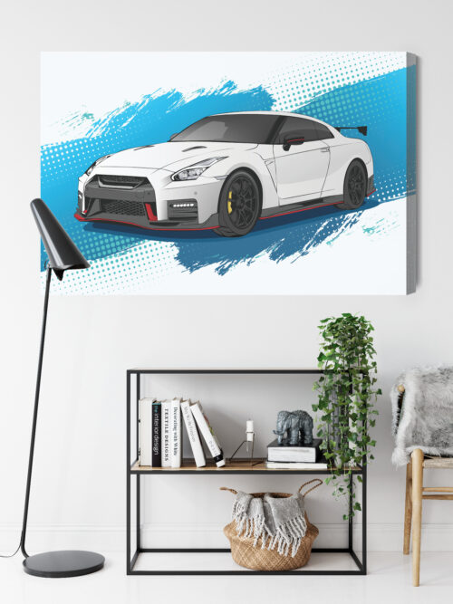 Obraz na płótnie Samochód Komiks Sportowy  Premium Canvas - obrazek 9