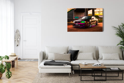 Obraz na płótnie Samochód Tuning Wieczór  Premium Canvas - obrazek 6