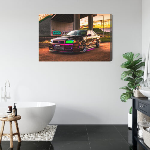 Obraz na płótnie Samochód Tuning Wieczór  Premium Canvas - obrazek 5