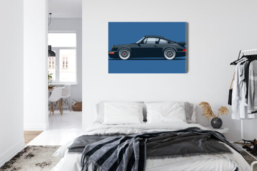 Obraz na płótnie Klasyczny Samochód Ilustracja Minimal  Premium Canvas - obrazek 7