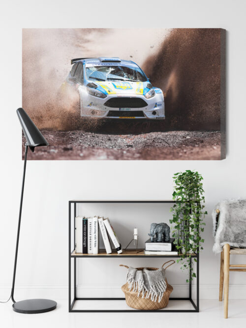 Obraz na płótnie Rajd Samochodowy Akcja  Premium Canvas - obrazek 9
