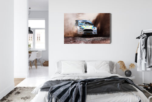 Obraz na płótnie Rajd Samochodowy Akcja  Premium Canvas - obrazek 7