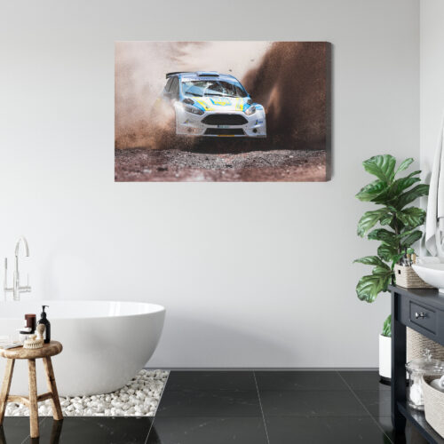 Obraz na płótnie Rajd Samochodowy Akcja  Premium Canvas - obrazek 5
