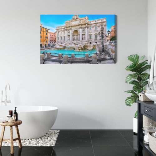 Obraz na płótnie Fontanna di Trevi Rzym Zabytki  Premium Canvas - obrazek 5