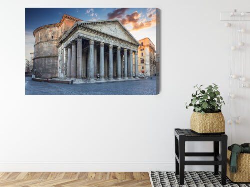 Obraz na płótnie Pantheon Rzym Architektura  Premium Canvas - obrazek 8