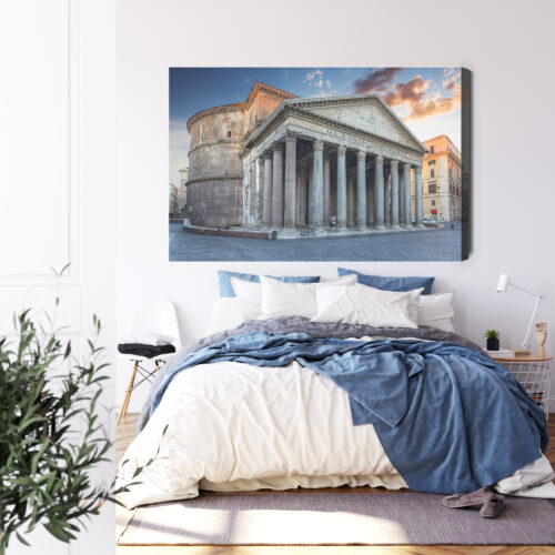 Obraz na płótnie Pantheon Rzym Architektura  Premium Canvas - obrazek 3