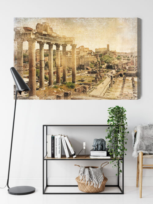 Obraz na płótnie Forum Rzymskie Antyk Panorama  Premium Canvas - obrazek 9