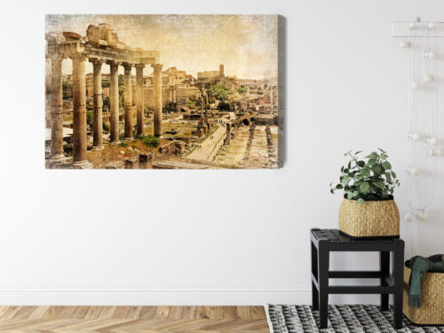 Obraz na płótnie Forum Rzymskie Antyk Panorama  Premium Canvas - obrazek 8