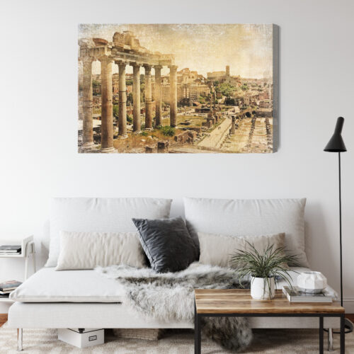 Obraz na płótnie Forum Rzymskie Antyk Panorama  Premium Canvas - obrazek 4
