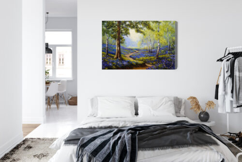 Obraz na płótnie Las Ścieżka Wiosna  Premium Canvas - obrazek 7