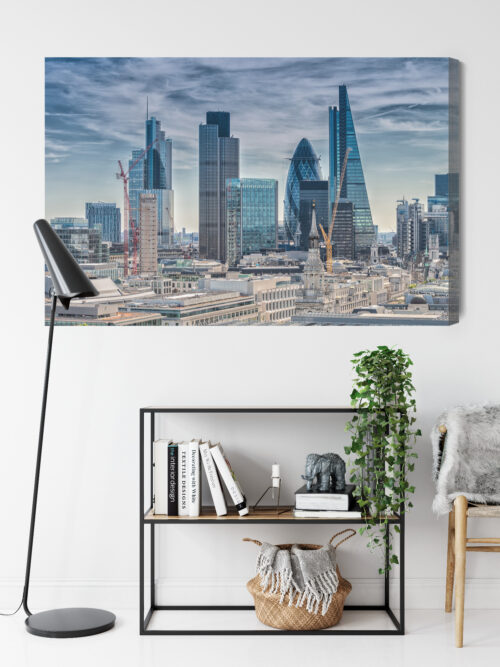 Obraz na płótnie Londyn Panorama Nowoczesna architektura  Premium Canvas - obrazek 9