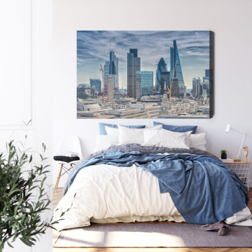 Obraz na płótnie Londyn Panorama Nowoczesna architektura  Premium Canvas - obrazek 3