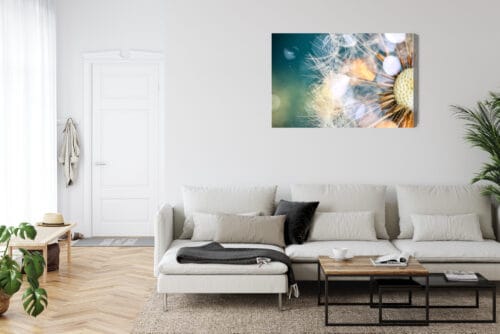 Obraz na płótnie Dmuchawiec Makrofotografia Lekkość i natura  Premium Canvas - obrazek 6