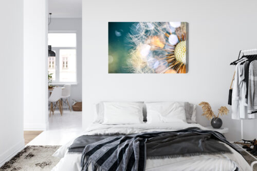 Obraz na płótnie Dmuchawiec Makrofotografia Lekkość i natura  Premium Canvas - obrazek 7