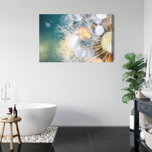Obraz na płótnie Dmuchawiec Makrofotografia Lekkość i natura  Premium Canvas - obrazek 5