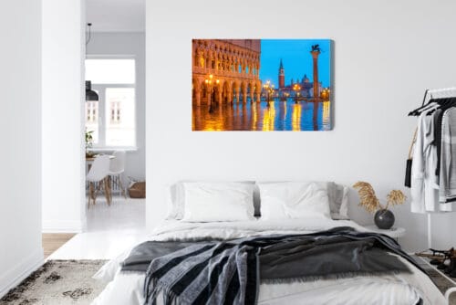 Obraz na płótnie Wenecja Architektura Plac o zmierzchu  Premium Canvas - obrazek 7