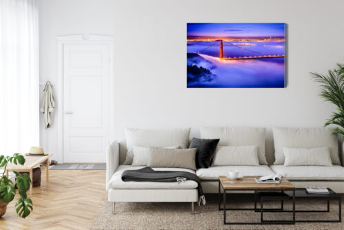 Obraz na płótnie Most Golden Gate we mgle Fotografia  Premium Canvas - obrazek 6