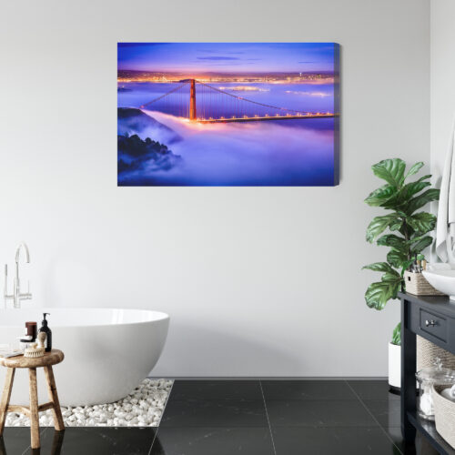 Obraz na płótnie Most Golden Gate we mgle Fotografia  Premium Canvas - obrazek 5