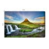 Obraz na płótnie Wodospad Góra Krajobraz Islandia  Premium Canvas