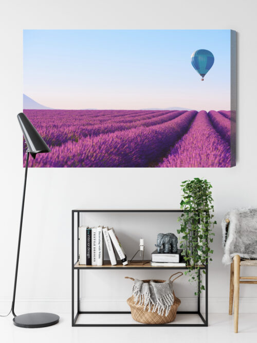 Obraz na płótnie Lawenda Natura Balon  Premium Canvas - obrazek 9