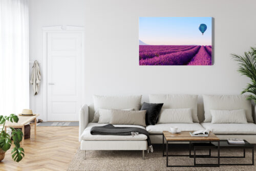 Obraz na płótnie Lawenda Natura Balon  Premium Canvas - obrazek 6