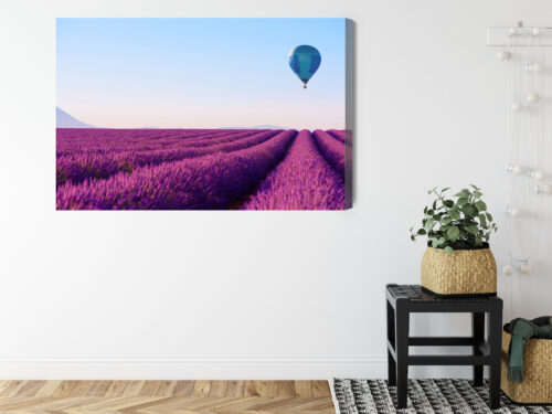 Obraz na płótnie Lawenda Natura Balon  Premium Canvas - obrazek 8