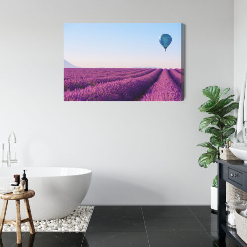 Obraz na płótnie Lawenda Natura Balon  Premium Canvas - obrazek 5