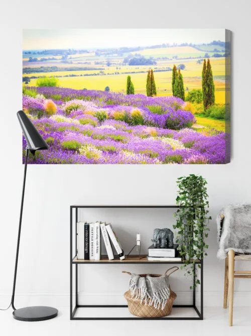Obraz na płótnie Lawenda Krajobraz Prowansja  Premium Canvas - obrazek 9