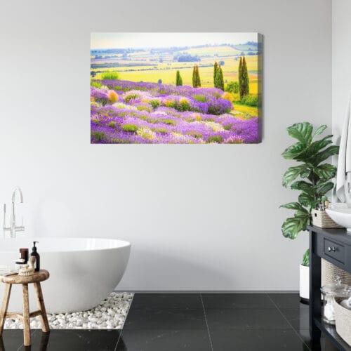 Obraz na płótnie Lawenda Krajobraz Prowansja  Premium Canvas - obrazek 5