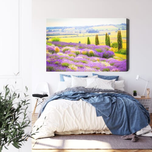 Obraz na płótnie Lawenda Krajobraz Prowansja  Premium Canvas - obrazek 3