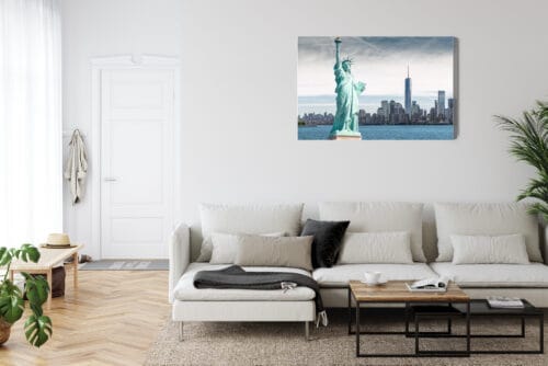 Obraz na płótnie Nowy Jork Fotografia Statua  Premium Canvas - obrazek 6