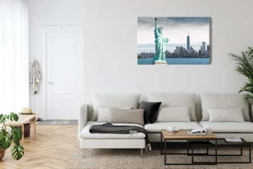 Obraz na płótnie Nowy Jork Fotografia Statua  Premium Canvas - obrazek 6