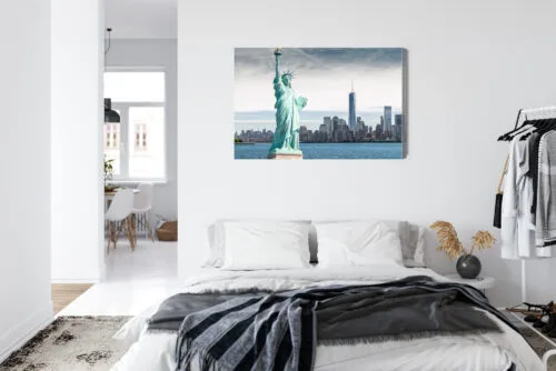 Obraz na płótnie Nowy Jork Fotografia Statua  Premium Canvas - obrazek 7