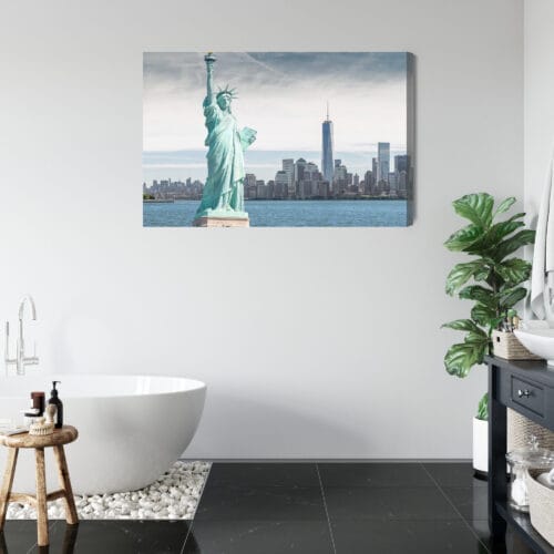 Obraz na płótnie Nowy Jork Fotografia Statua  Premium Canvas - obrazek 5