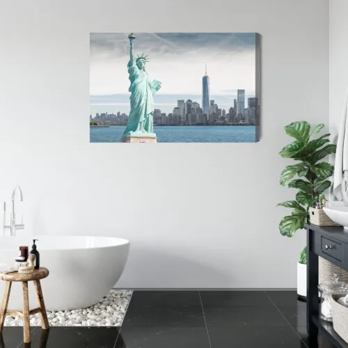 Obraz na płótnie Nowy Jork Fotografia Statua  Premium Canvas - obrazek 5