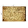Obraz na płótnie Mapa Vintage Globus  Premium Canvas