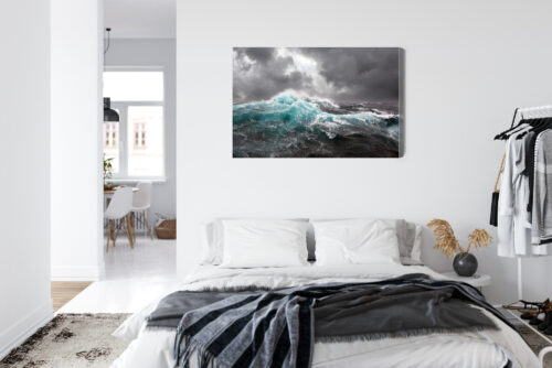 Obraz na płótnie Ocean Fotografia Burza  Premium Canvas - obrazek 7