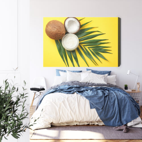 Obraz na płótnie Kokos Fotografia Tropiki  Premium Canvas - obrazek 3