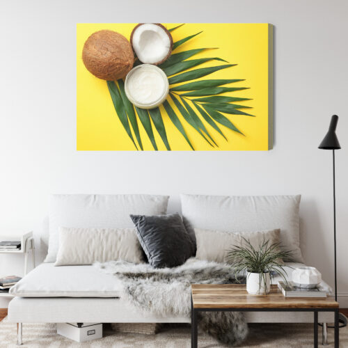 Obraz na płótnie Kokos Fotografia Tropiki  Premium Canvas - obrazek 4