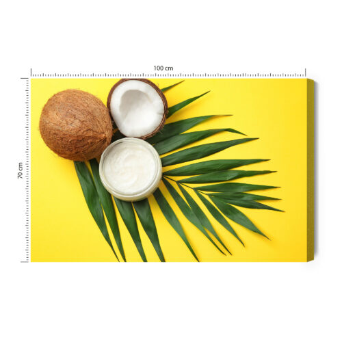 Obraz na płótnie Kokos Fotografia Tropiki  Premium Canvas