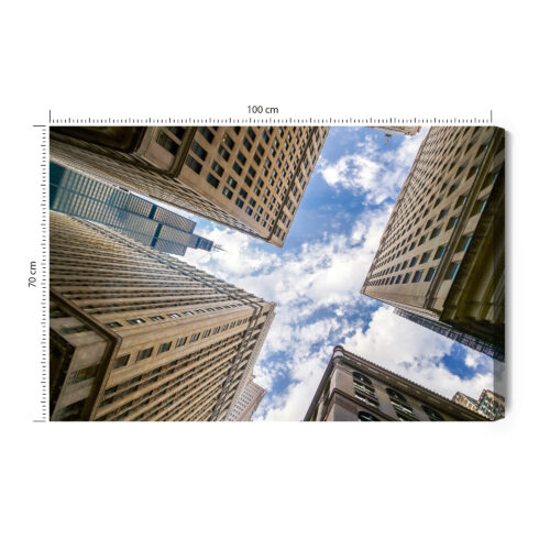 Obraz na płótnie Architektura Fotografia Drapacze  Premium Canvas