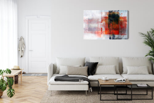 Obraz na płótnie Kształty Abstrakcja Kompozycja  Premium Canvas - obrazek 6