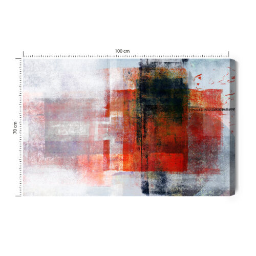 Obraz na płótnie Kształty Abstrakcja Kompozycja  Premium Canvas